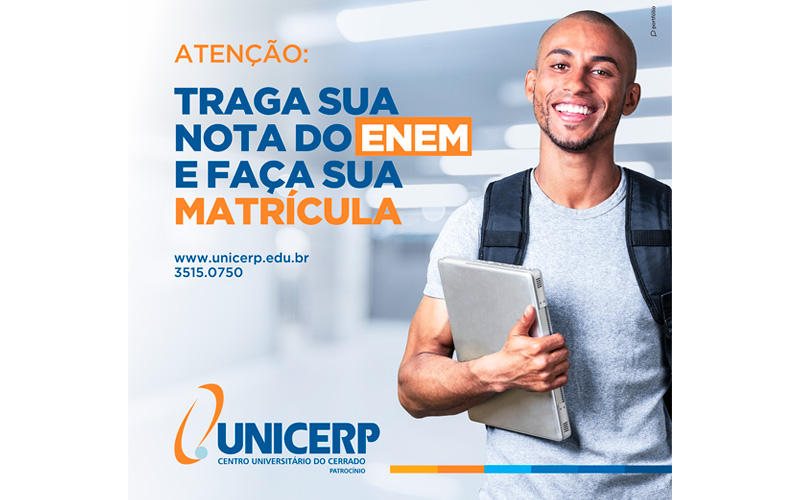 Quer estudar? Traga sua nota do Enem