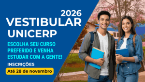 Leia mais sobre o artigo Inscrições para o Vestibular UNICERP 2026 seguem abertas até 28 de novembro