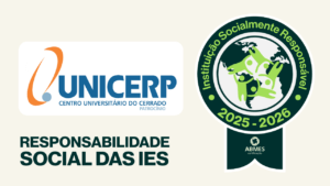 Leia mais sobre o artigo UNICERP recebe o selo “Instituição Socialmente Responsável” 2025/26 da ABMES