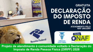 Leia mais sobre o artigo NAF/UNICERP oferece atendimento gratuito para Declaração do Imposto de Renda 2026