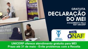 Leia mais sobre o artigo NAF/UNICERP oferece atendimento gratuito para Declaração do MEI