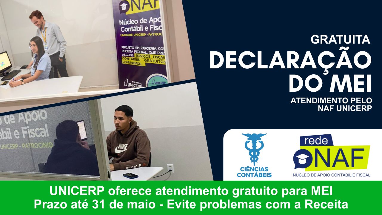 No momento, você está visualizando NAF/UNICERP oferece atendimento gratuito para Declaração do MEI